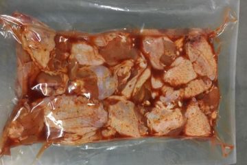 Alas de pollo adobadas